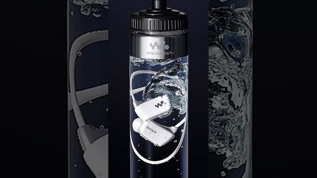 SONY и плееры в бутылке с водой #sony #walkman #плеер смотреть онлайн