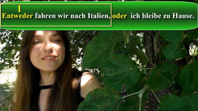 entweder oder / порядок слов. Немецкий язык. смотреть онлайн
