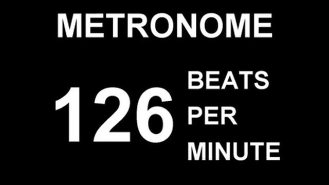 METRONOME 126 BPM (BEATS PER MINUTE) смотреть онлайн