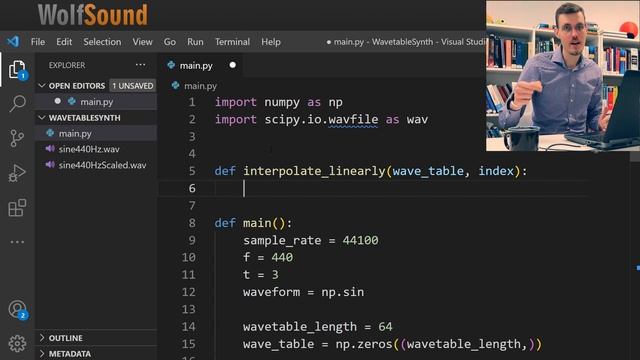Code a Wavetable Synth with Python in 6 Minutes Tutorial [Synth #002] смотреть онлайн