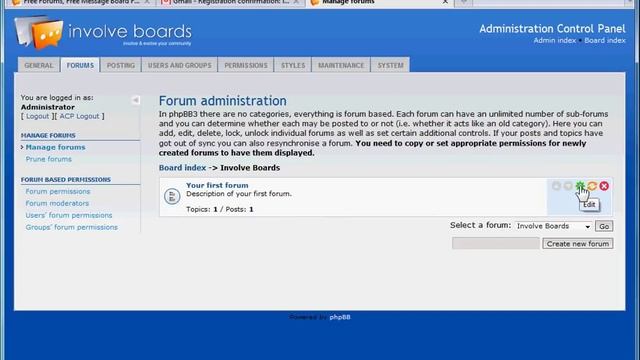 Involveboards.com - phpBB Getting Started Tutorial смотреть онлайн