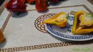 СУПЕР сорта перца ЛЕСЯ -желтый, оранжевый и красный.