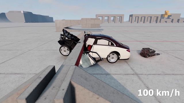 LIMBO Vs Mercedes-Maybach S650 W223 ? 200 Km/h ? BeamNG.drive CRASH Test