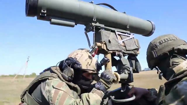Combat operation of Russian Kornet ATMS crews destroy AFU strongholds 🇷🇺🏹🇺🇦 смотреть онлайн