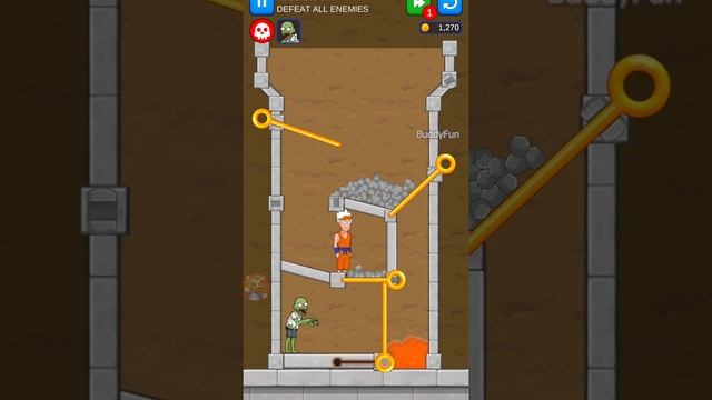 Puzzle Spy pin pull puzzle game | GOKU VS Zombie rescue girl gameplay part 11 смотреть онлайн