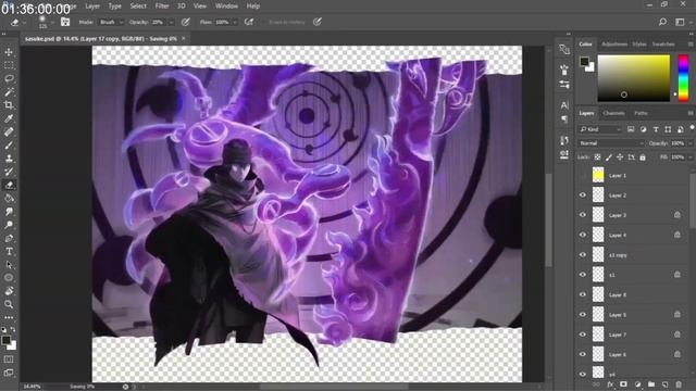 Making Animation - Uchiha Sasuke The Last Movie Ver (Naruto) [ Live / Animated / Wallpaper Engine смотреть онлайн