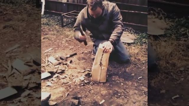 Процесс изготовления традиционной финской кружки (куксы). Kuksa/ guksi/ kasa смотреть онлайн