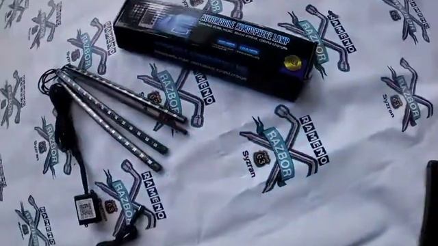 Подсветка в ноги в машину с управлением от телефона. смотреть онлайн