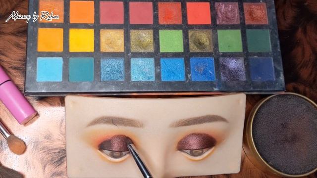 Smokey Glittery Eye Makeup Full Tutorial| How To Apply Glitters On Eyes| Red Ruby Smokey Eye Makeup смотреть онлайн
