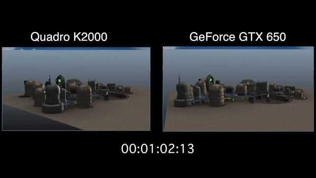 NVIDIA Quadro K2000 vs ELSA GTX650 S.A.C viewperf смотреть онлайн