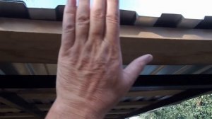 БЕСЕДКА ИЗ ПРОФИЛЬНОЙ ТРУБЫ. Наконец-то сделал крышу.