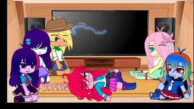 [?]Mlp(Equestria girls)react to edits [?] //??//parte 1//GachaClub смотреть онлайн