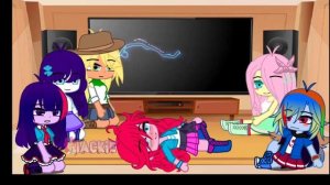 [?]Mlp(Equestria girls)react to edits [?] //??//parte 1//GachaClub