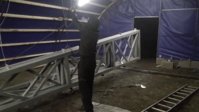 ✅ Тентовый Арочник.✅ ПРОВЕРИМ АНГАР НА ПРОЧНОСТЬ- ОБРУШИТСЯ ИЛИ НЕТ??? смотреть онлайн