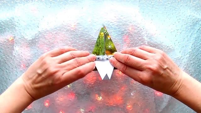 How to make a Christmas Tree out of Paper? Origami Christmas for Children смотреть онлайн
