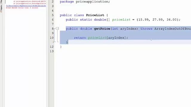 Throwing Exceptions to other Methods смотреть онлайн