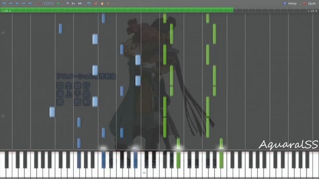 [Synthesia] Log Horizon ED - Your Song (Piano Tutorial + DPS) смотреть онлайн