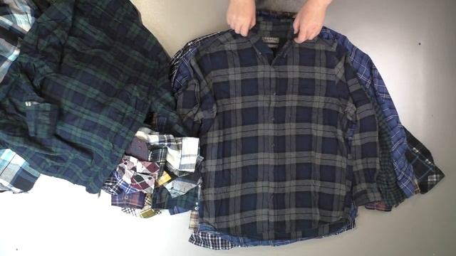 лот 2672 Мужские рубашки фланель (10 кг, 28 шт, 8900 руб, 317 руб/шт)