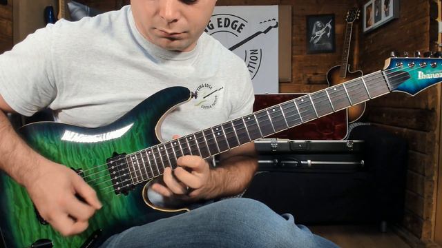Ibanez S Series Rock Fusion Guitar Solo смотреть онлайн