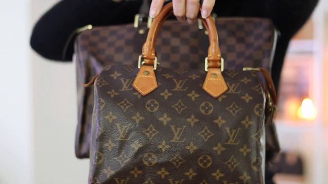 LOUIS VUITTON SPEEDY COMPARISON 25/30/35 смотреть онлайн