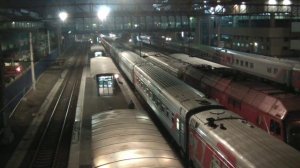 Электровоз ЭП1М-666 с поездом №34 Москва — Владикавказ