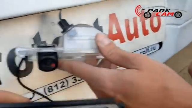 Камера заднего вида Renault Logan (Рено Логан) смотреть онлайн