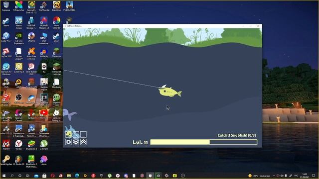 Играем в игру Cat Goes Fishing смотреть онлайн