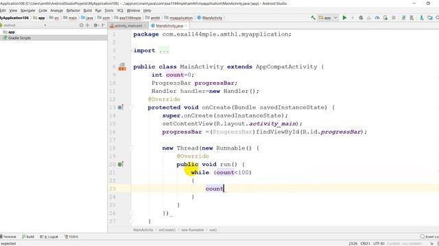 كورس اندرويد 38 : كيفية انشاء ProgressBar بواسطة Timer смотреть онлайн