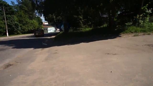 Вязники, спуск по улице большой Московской, 01.06.2013 смотреть онлайн