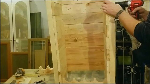 Тумба для бутылок. Винный стеллаж. Своими руками, в гараже. Лофт. DIY. Bar With Your Own Hands! Lof