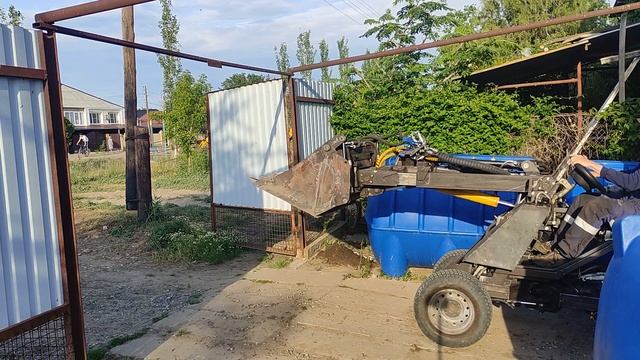 Погрузчик своими руками.Немного автоматики. смотреть онлайн