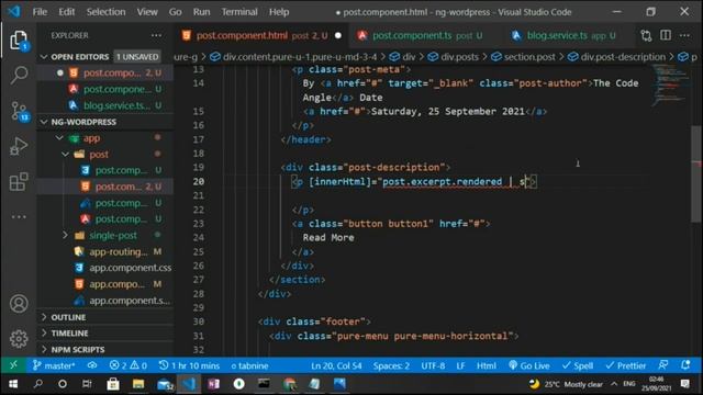 Create an Angular 12 Blog using The WordPress API as a Headless CMS (2021) смотреть онлайн