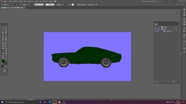 Adobe Illustrator CC 2020 Tutorial - Car illustration Design Ford Mustang смотреть онлайн