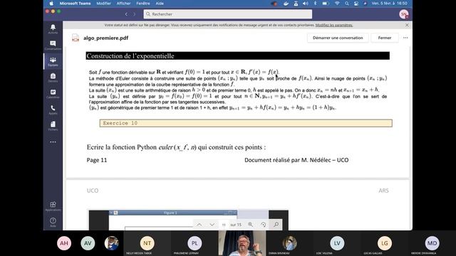 Python : approximation de la fonction exponentielle par la méthode d'Euler смотреть онлайн