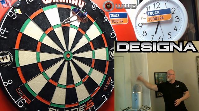 Designa Patriot X 22g Darts Review - USA Model смотреть онлайн