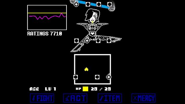 PS!Outertale Mettaton Fight (Pacifist)