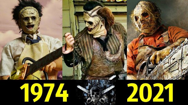 Кожаное Лицо - Эволюция (1974 - 2021) ! Техасская Резня Бензопилой !