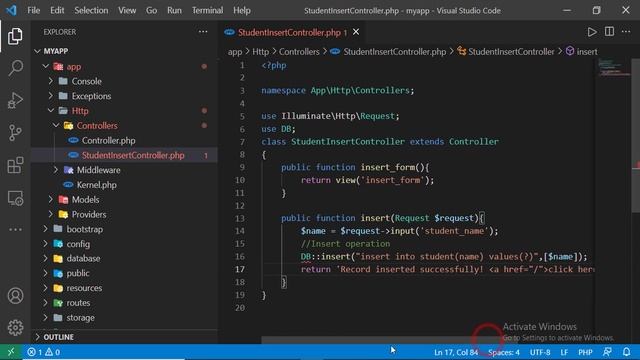 Laravel 8 in Tamil - 20 - How to INSERT using DB facade смотреть онлайн