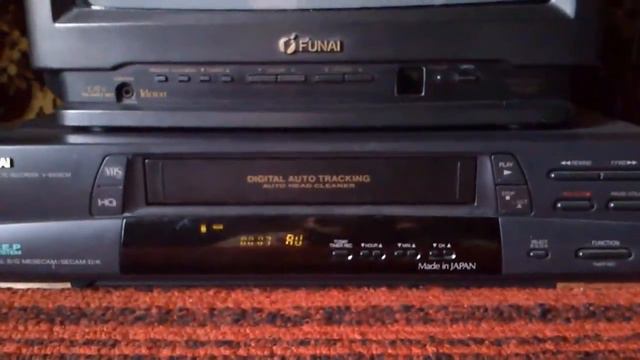 Funai V-8008CM. Демонстрация работы. смотреть онлайн