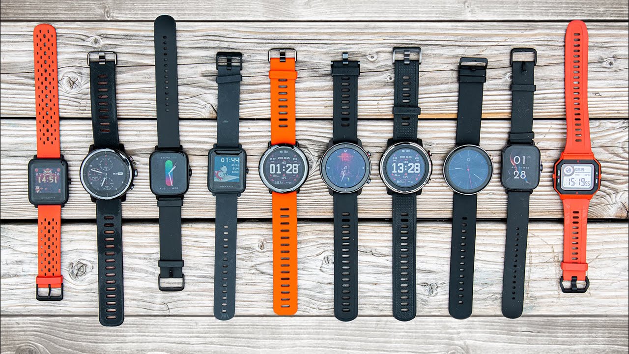ТОП 10 УМНЫХ ЧАСОВ XIAOMI AMAZFIT ОТ 26 $ ДО 119 $ ? Что купить в 2021 ГОДУ ?