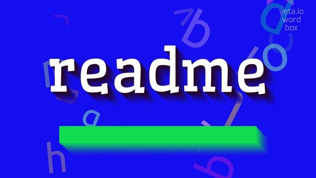 README - HOW TO PRONOUNCE IT? смотреть онлайн