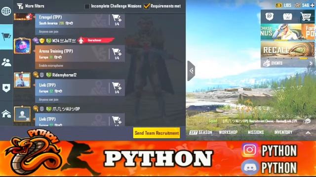?SLD Python Is Live?│PUBG MOBILE LIVE STREAM BOOM BAAM WITH SEASON 17│SLD Python Gaming PUBG MOBILE смотреть онлайн