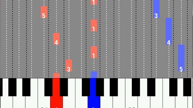 Schumann Melody Op68 no1 A - listen/play both hands - Speed 0.7 смотреть онлайн