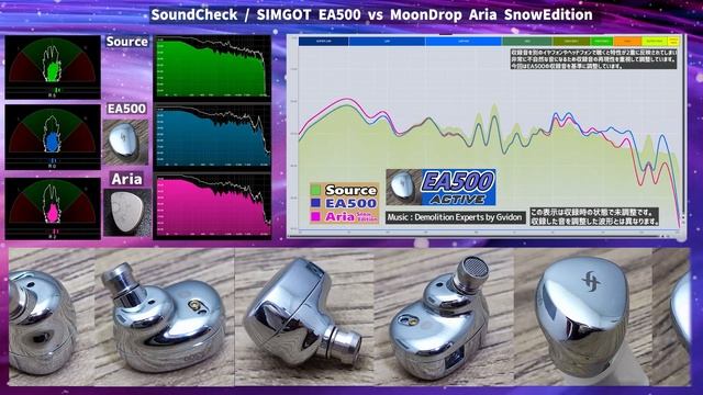 10mm Dual-Magnetic-Circuit & Dual-Cavity「SIMGOT EA500」中華イヤフォン レビュー・音収録・波形比較 смотреть онлайн