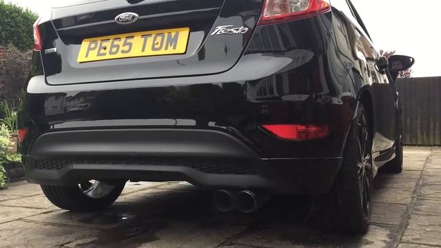 Ford Fiesta Black Edition Stage 2 Milteck Exhaust смотреть онлайн