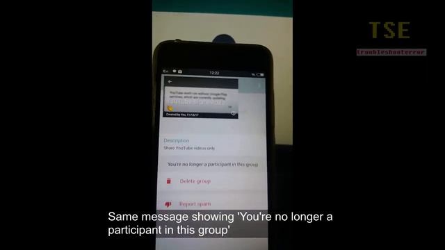 WhatsApp: You can't send messages to this group because you're no longer a participant смотреть онлайн
