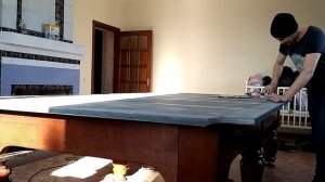 СБОРКА БИЛЬЯРДНОГО СТОЛА КЛАССИК СТОУН ОТ ФАБРИКИ СТАРТ