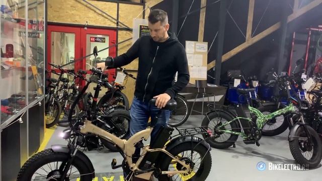 Обзор электро фэтбайка FAT 20" all mountain 2x500w смотреть онлайн