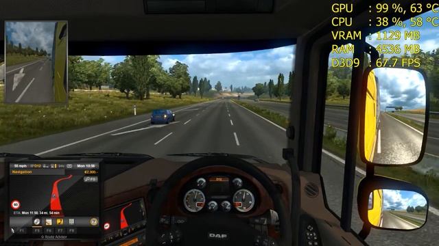 GTX 750 Ti | Euro Truck Simulator 2 [i3 6100] 1080p, High Settings смотреть онлайн