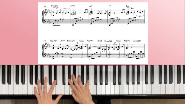 Jazz Standard【When I Fall In Love】Piano Solo/Victor Young/Edward Heyman/楽譜付き/sheet Music/Jazzpiano